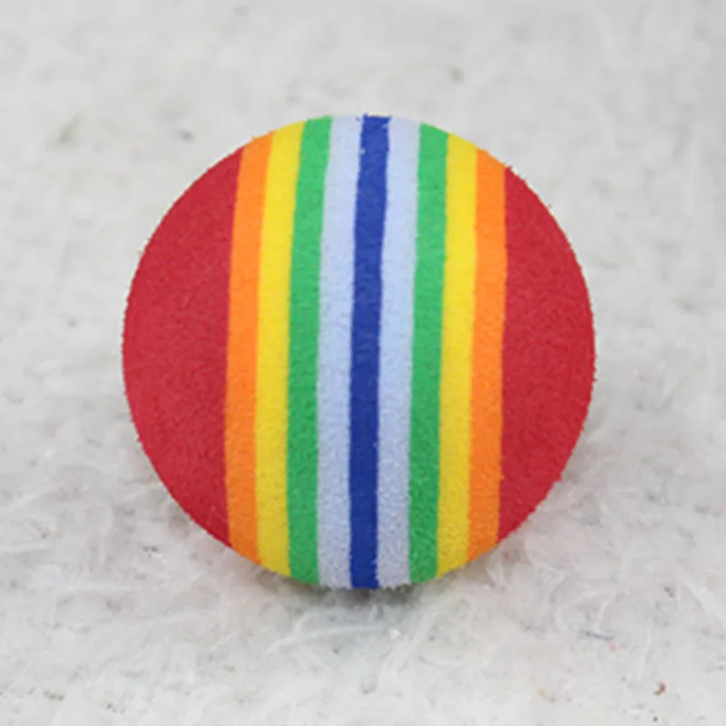 Смешная игрушка для питомца детские игрушки собак и кошек 3 5 см радужные