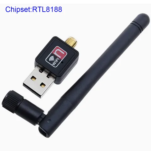 Mini USB Wi-Fi адаптер Чипсет MT7601/RTL8188 Wi-Fi адаптер для ПК Антенна Ethernet WiFi Dongle 2.4G Сетевая карта WiFi Приемник