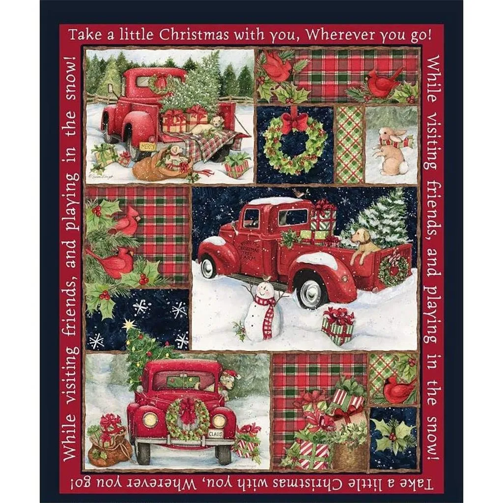 

Christmas Gift Card Fun 36x44 Panel Snowman Gifts Snow Polyester Fabric Pumpkin Car Pattern Gift Puzzle Pintura Diamante