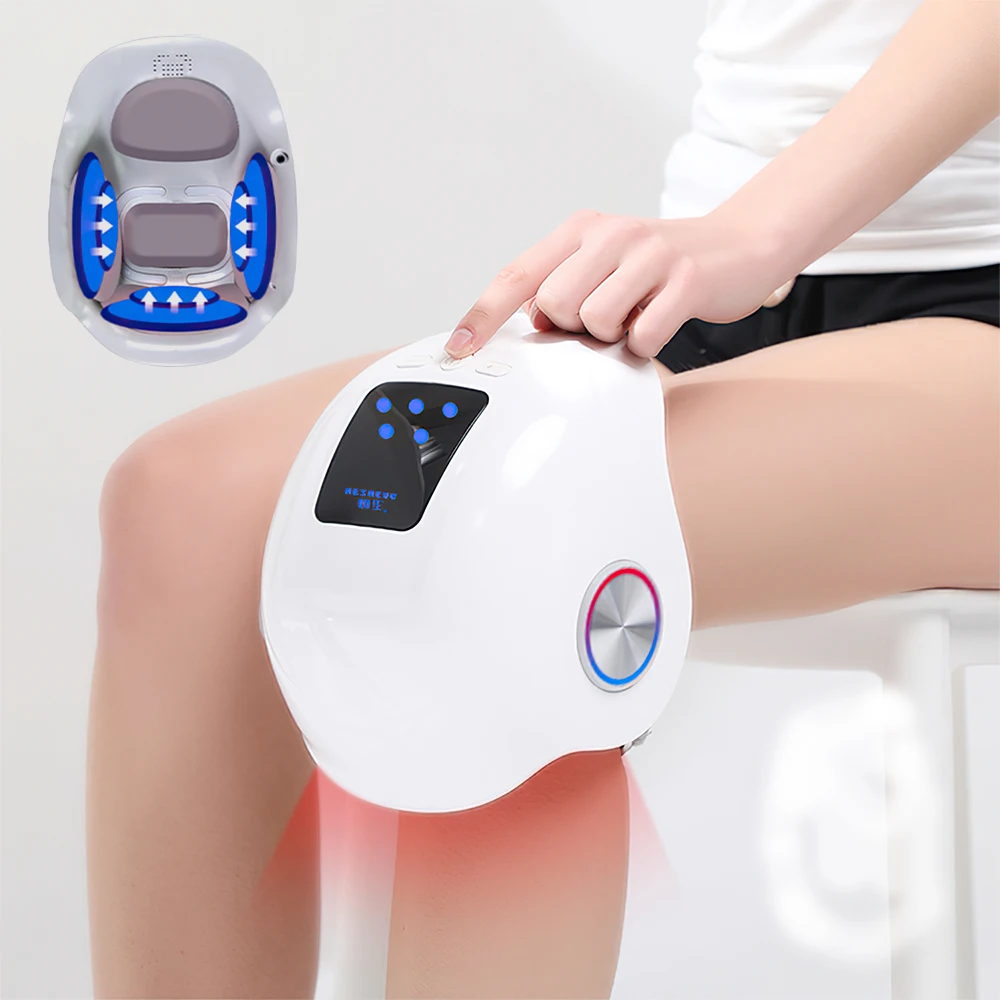 

Smart Knee Vibration Massager Heating Air Compress Massage Leg Instrument Leg Physiotherapy Pain Relief Massager Body Massager
