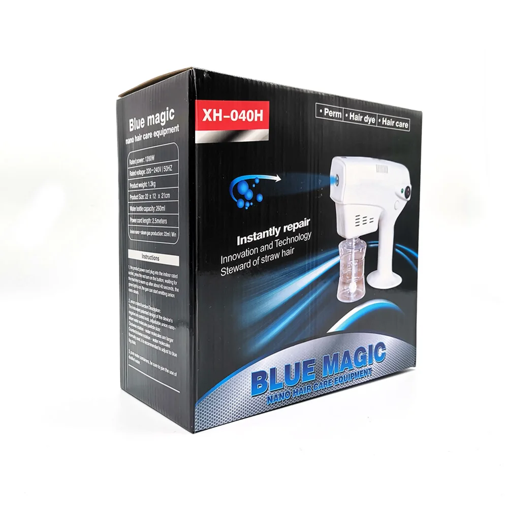 110 В/220 В бытовой распылитель машина дезинфекция синий светильник паровой