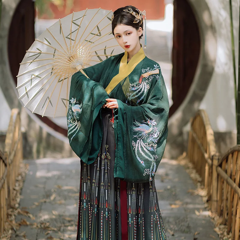 

Оригинальная вышивка Hanfu Женская традиционная сценическая одежда принцессы сказочное платье династии Тан в восточном стиле костюм китайск...