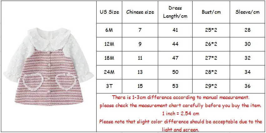 Платье для девочек осеннее платье с круглым воротником и цветочной аппликацией