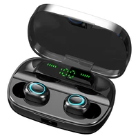 s11 tws bluetooth headset 5 0 wireless dual in ear digital display stereo sports ipx7 waterproof earphones 3500 mah battery