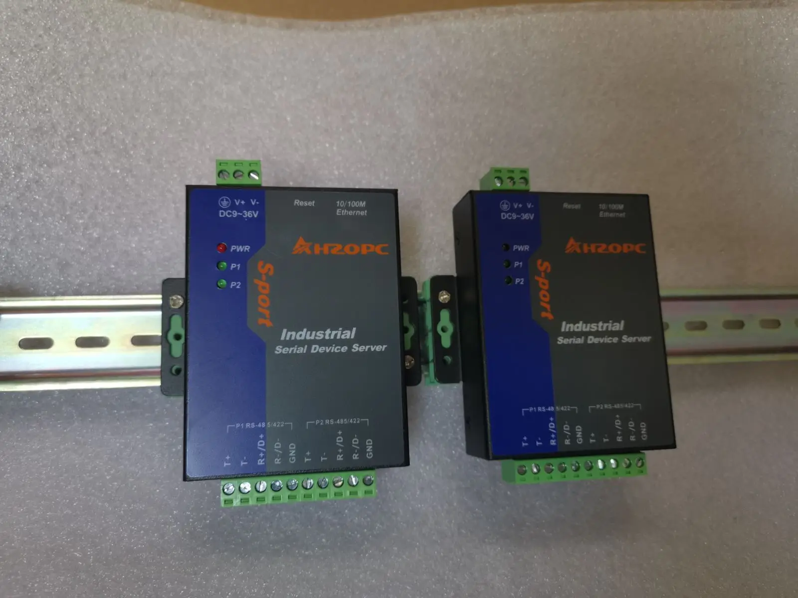 Servidor Serial de 2 puertos, grado Industrial 485, 2 v&iacute;as, 485 a Ethernet 485, extensi&oacute;n de red OPC7213C-2