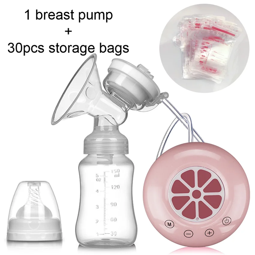 Тихий одиночный Молокоотсос электрический молокоотсос для кормления ребенка |