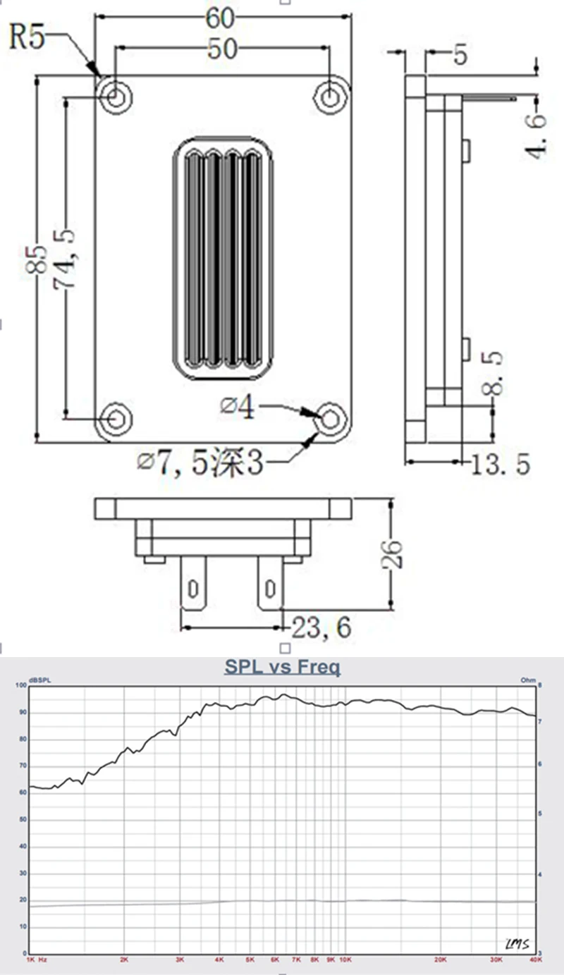 2шт 30 Вт Hifi лента определение динамика динамик твитер AMT трансформатор строгий