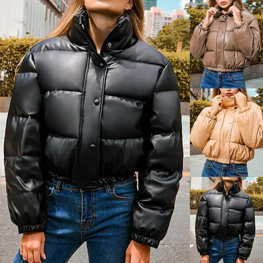 

2021Women's Duck Down Jacket Feather Winter Solid Trendy Quilted Lightweight Puffer Jacket Coat Simple Fully Lined Overcoat Shor