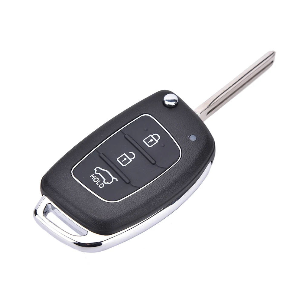 

2017 Flip Key Shell fit for HYUNDAI ix45 Santa Fe Remote Key Case Fob 3 Button