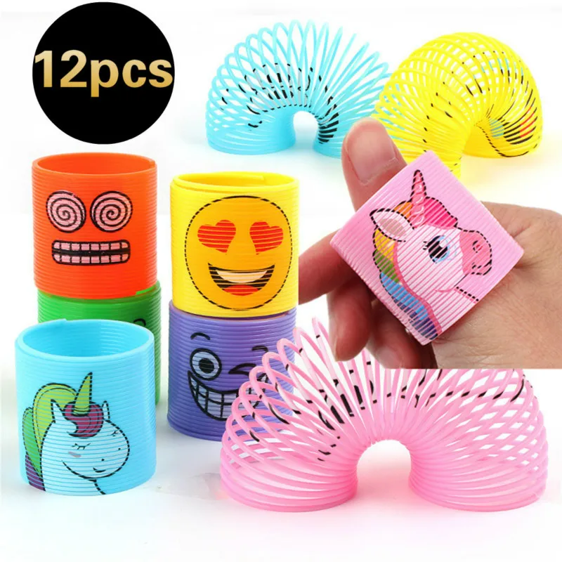 12 шт. игрушки в виде единорога Новинка Лидер продаж креативные вечерние радужные