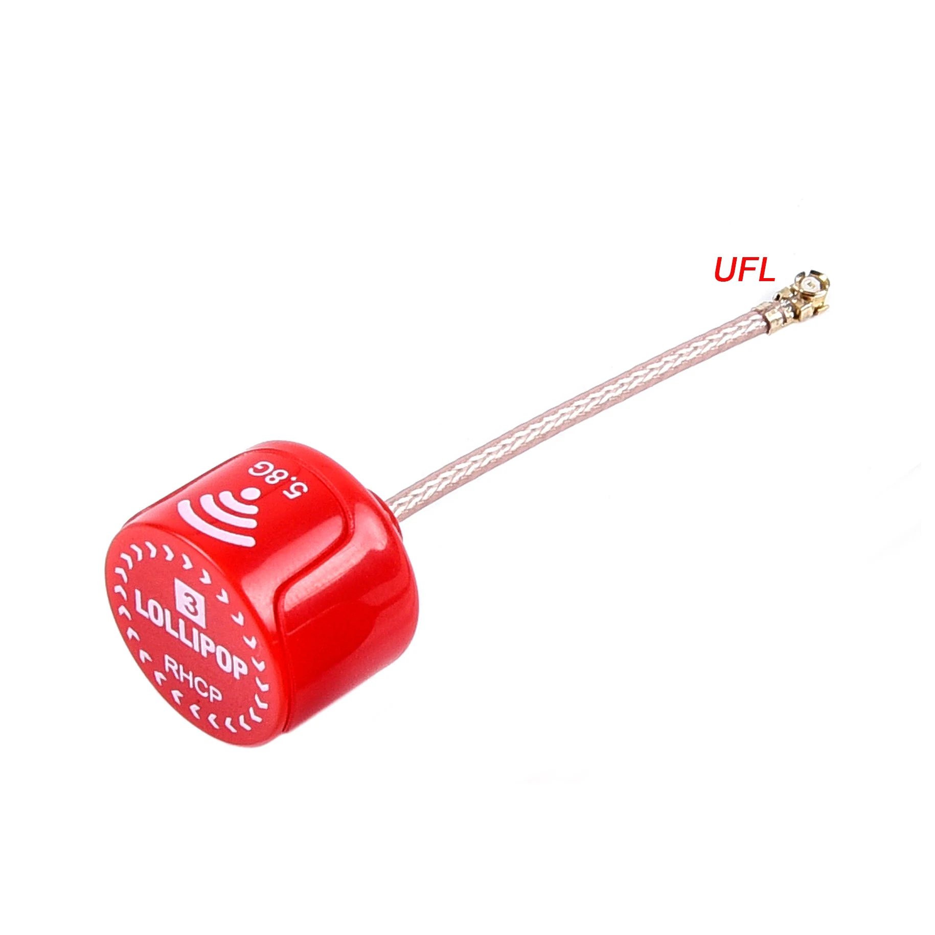 Lollipop UFL Пагода 2/леденец/BlackSheep/Stubby 5,8 ГГц FPV антенна SMA/RP-SMA/MMCX/UFL Разъем для RC FPV гоночный Дрон Квадрокоптер - Цвет: Lollipop UFL