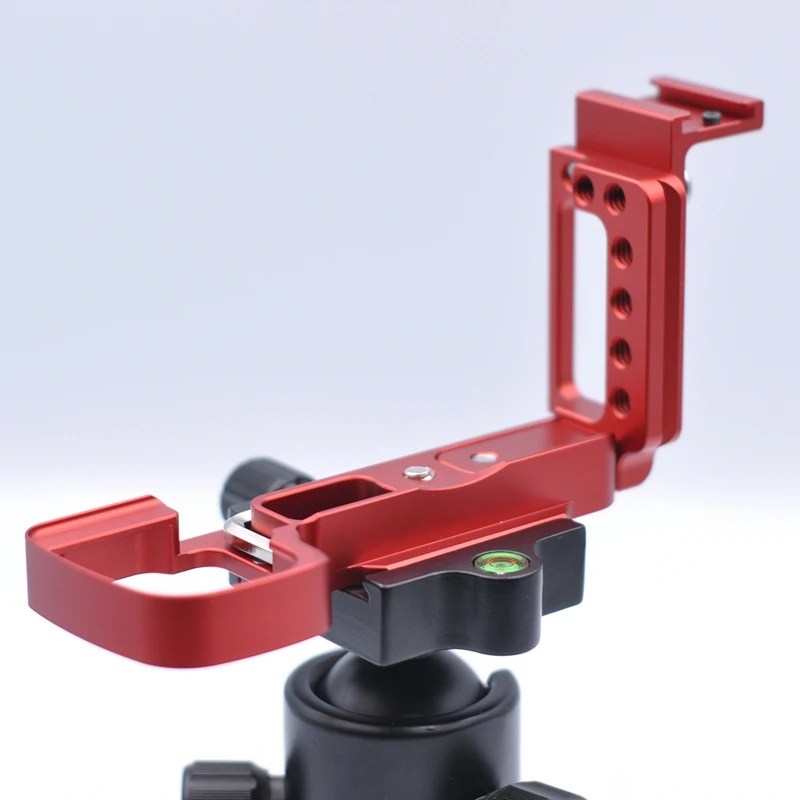 

A6400 Quick Release L Plate/Bracket Holder Hand Grip with Hot Shoe for Sony Alpha ILCE-6400L ILCE-6400M Microphone Light