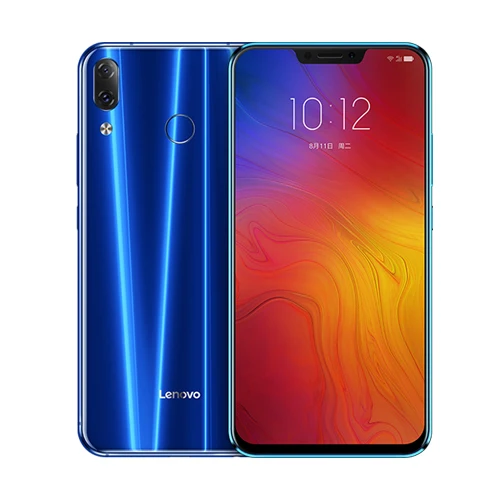 Синий lenovo Z5 L78011 6 ГБ 64 Гб полноэкранный мобильный телефон 6," Android 8,1 Snapdragon 636 восьмиядерный смартфон Аврора - Цвет: Синий