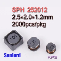 sph 252012 wire wound smd power inductor phones 3c 5g ai emi telecommunication tv video audio computer navigation vr ar led