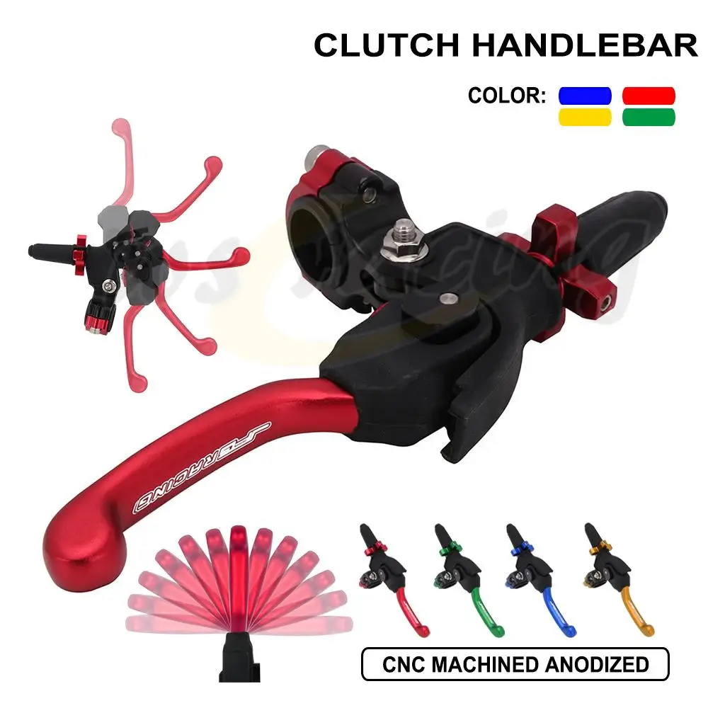 Складной рычаг сцепления для мотоцикла Honda crf ktm Kawasaki klx Yamaha Suzuki rmz 7/8 дюйма 22