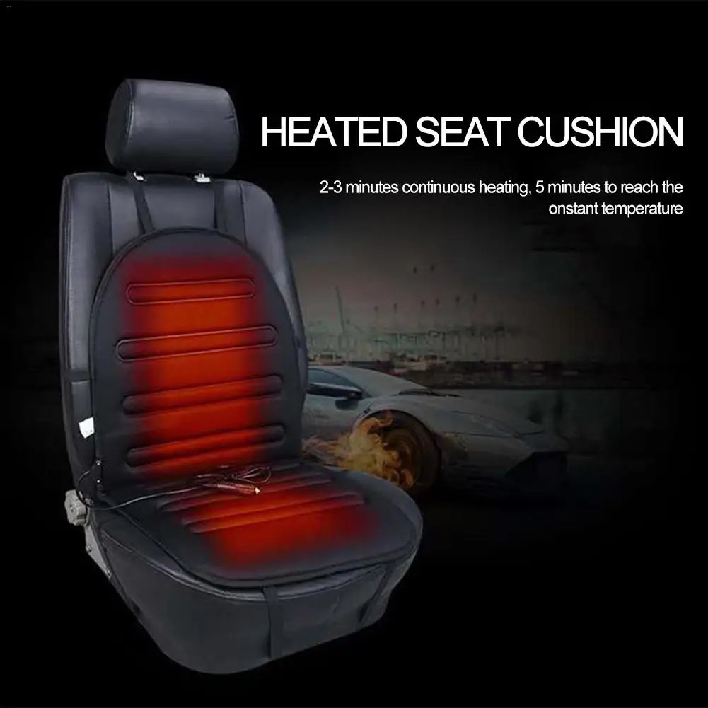

92*45cm 12V 24V Heated Car Seat Cushion Cover Seat Heater Warmer Winter Household Cushion Cardriver Heated Seat Cushion