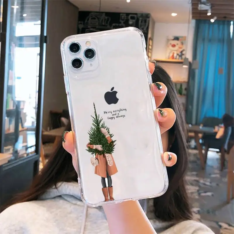 

girl Queen Mom baby love Phone Case Transparent soft iphone 5 6 7 8 11 12 s c se plus mini x xs xr pro max cover shell funda