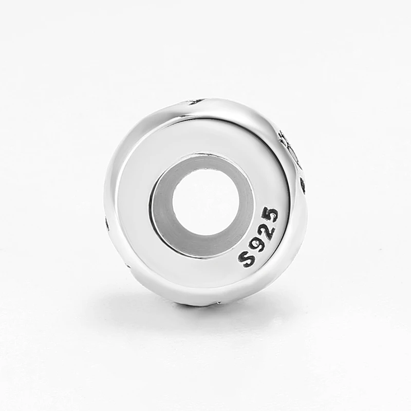 Бусины из серебра 925 пробы с зеленым кубическим цирконием | Украшения и