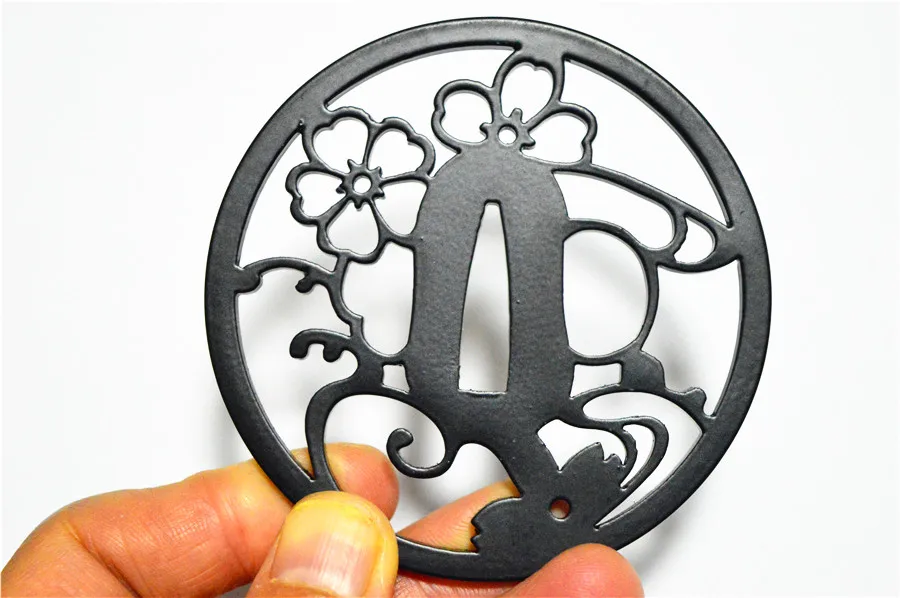 Металлический Железный защитный меч для японской Катаны/вакидзаси/Танто Набор