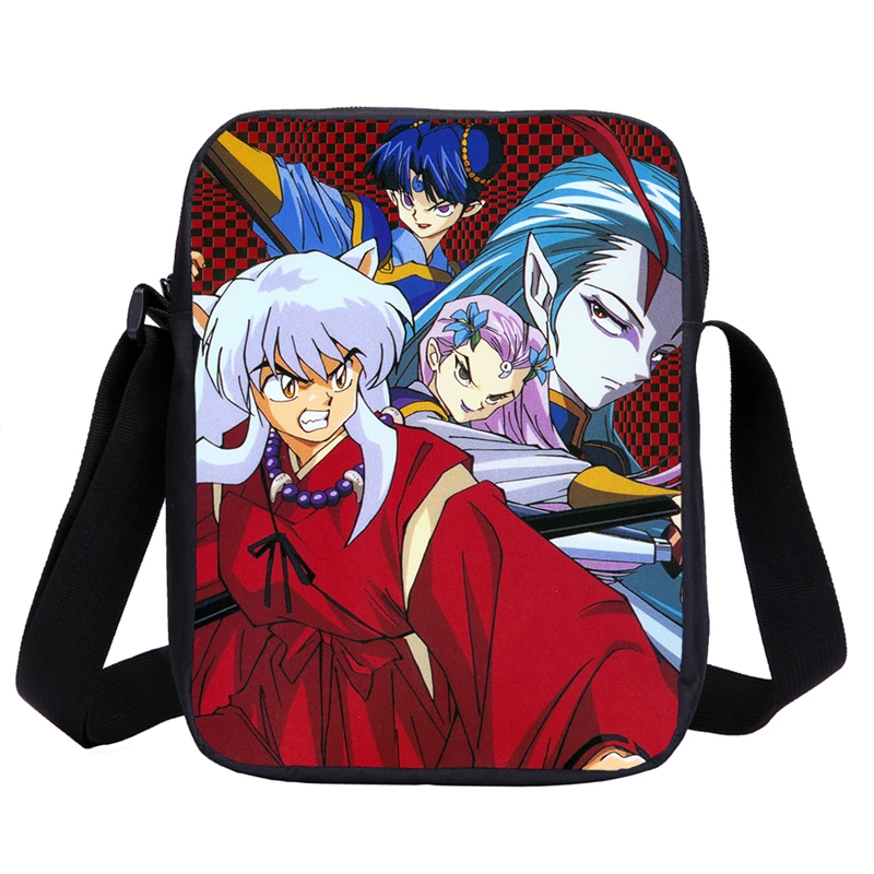 Японские сумки с мультяшным принтом женские через плечо новинка Inuyasha для девочек