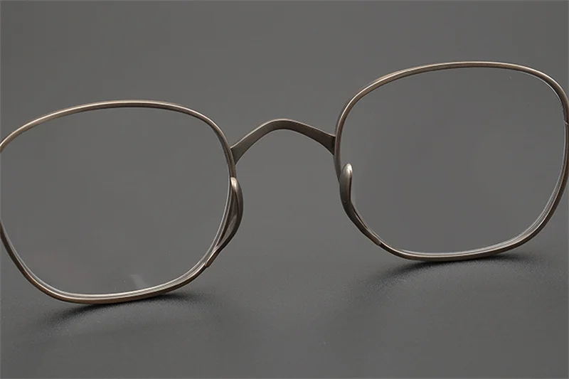 Очки мужские прямоугольные титановые с полным ободком KMN114 | Аксессуары для