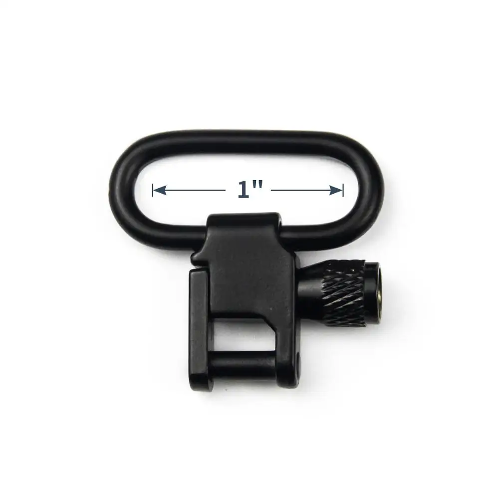 

GUGULUZA Black Gun Sling Swivel 1" Hardware Rifle/Shotgun Swivel Gun Sling Quick Release Hunting Gun Swivels