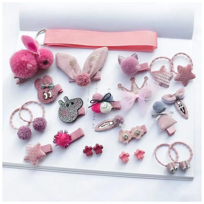 18/24 шт./упак. аксессуары для волос девочек повязка на голову красивый бант из