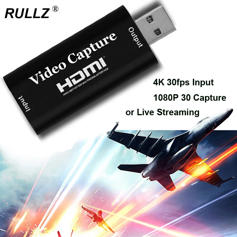 

Super Mini 4K HD USB 2.0 Game Capture Card 1080P HDMI Audio Video Recording Adapter OBS Youtube Live Broadcast Video Streaming