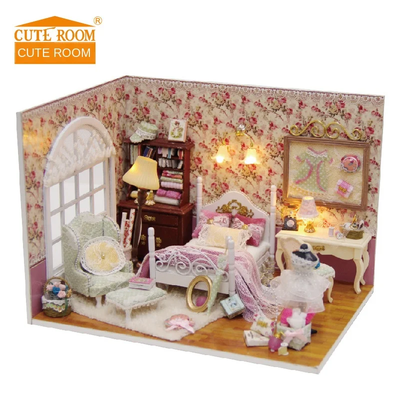 

DIY Small House Model Toy Set Handmade House Creative Tanabata Valentines Day Christmas Birthday Special Gift P238