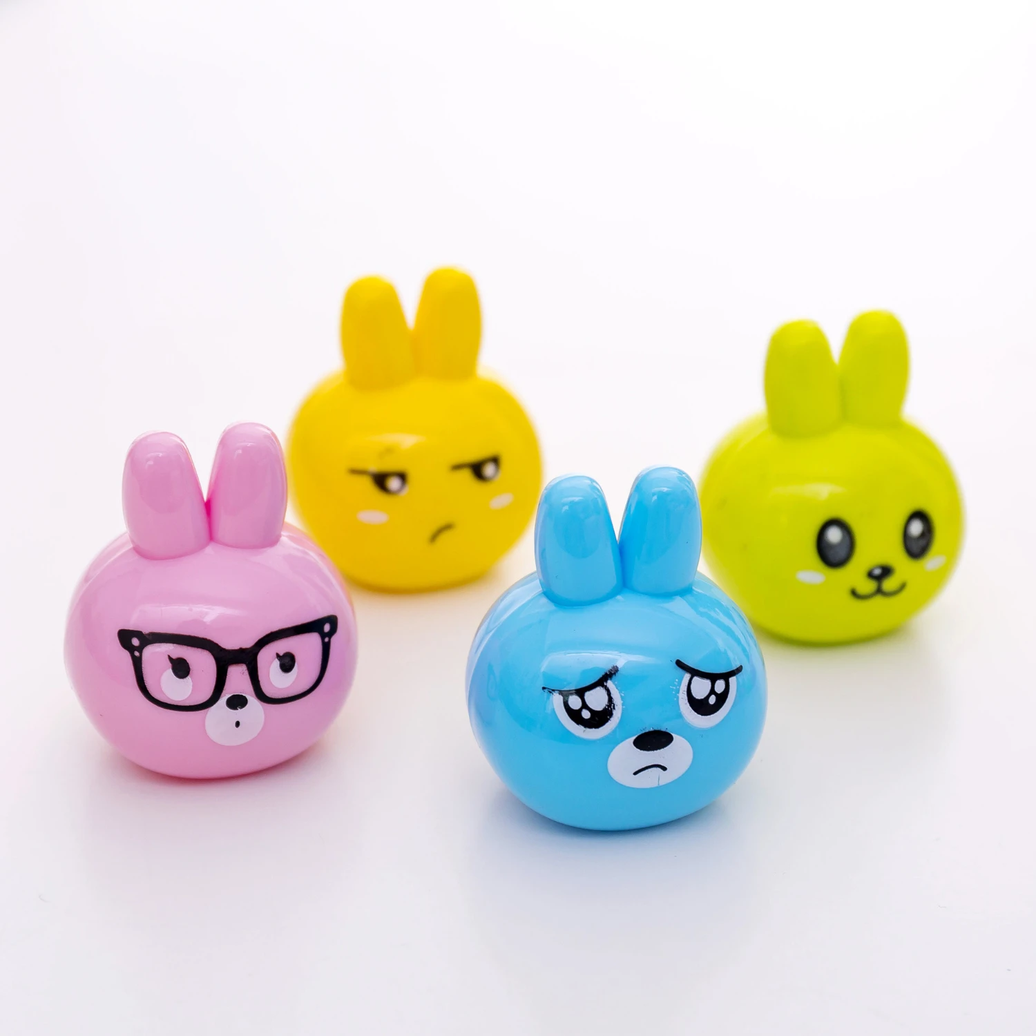 1 шт. Lytwtw's креативный Kawaii Кролик с морковкой Кукуруза карандаш динозавр точилка школьные канцелярские принадлежности подарок для ребенка - Цвет: Bunny