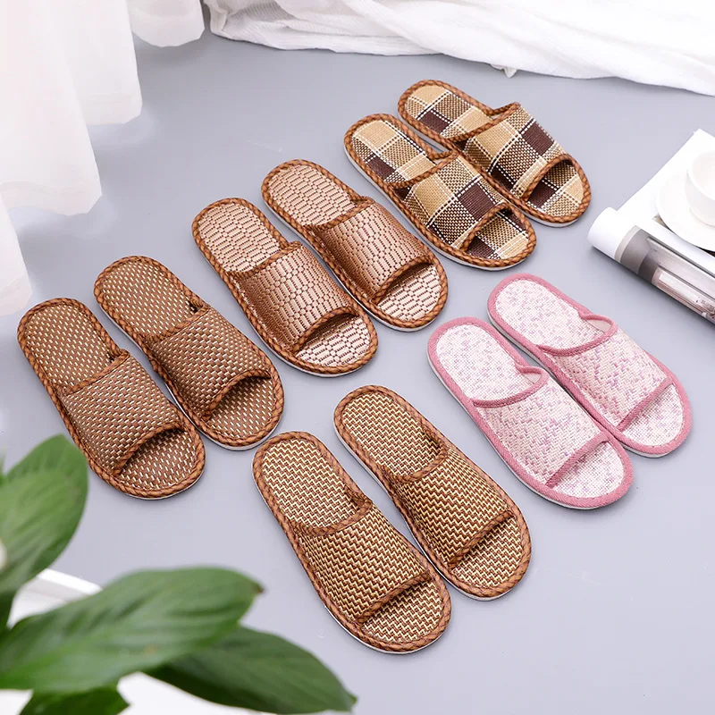 

2021 new ice massage Flat slippers sandals boutique home leisure Women's summer slippers anti slip cool