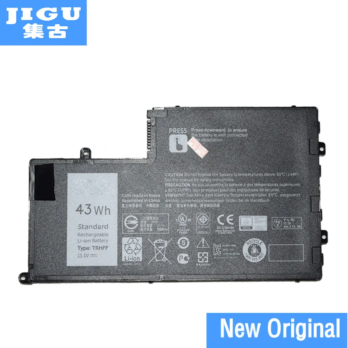 Оригинальный аккумулятор JIGU для ноутбука 01v2f6 1V2F6 DL011307 PRR13G01 TRHFF DELL Inspiron 15 5000 5547 Latitude