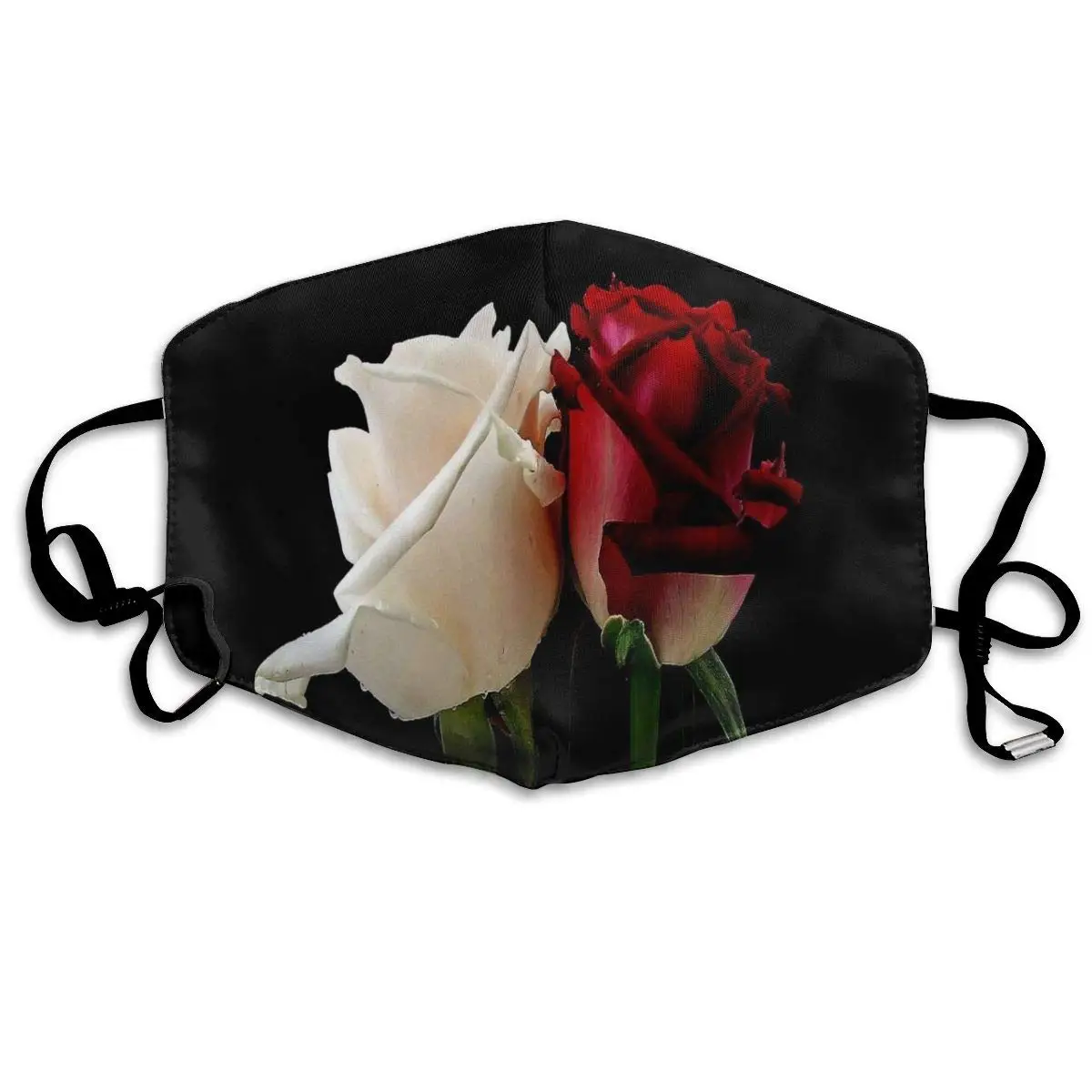 

HD Red Rose Wallpaper Windproof Mouth Cover Protective Warm Face Covers for Women Men