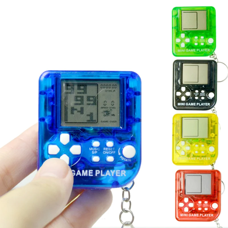 Kawaii брелок для ключей игрушка Классический с Мини Игровой машиной детей мини