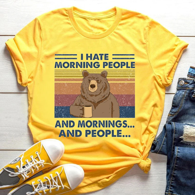 

Женская футболка с коротким рукавом, круглым вырезом и принтом