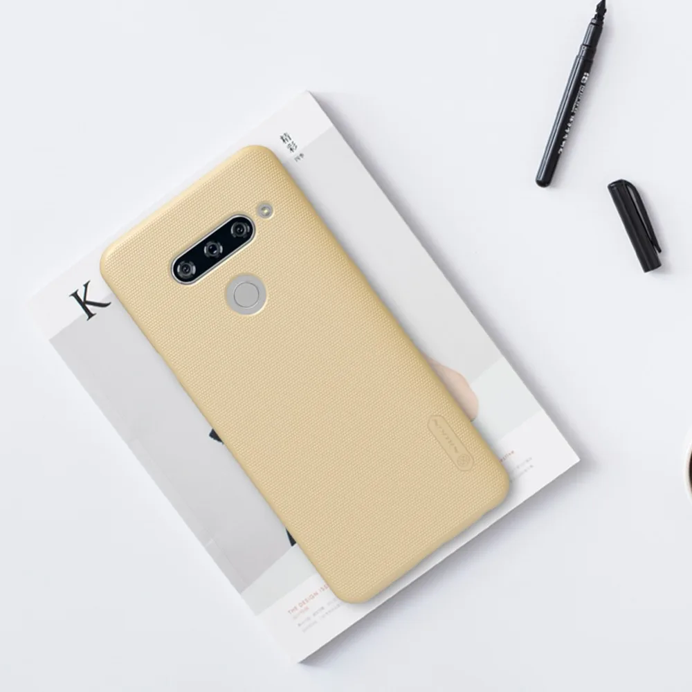 Для LG G7 чехол ThinQ LG G8 чехол ThinQ Nillkin Супер Матовый щит жесткая задняя крышка из ПК чехол для LG V40 ThinQ чехол для телефона