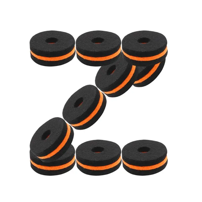 Новинка 10 шт. тарелки аксессуары для барабана Набор тарелок чувствовал шайбы