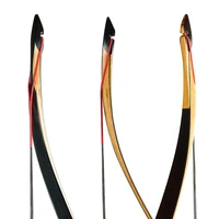 Traditional Horse Bow for Outdoor Hunting Sports Shooting Upgrade version 30-50lbs Laminated Recurve Bow Longbow