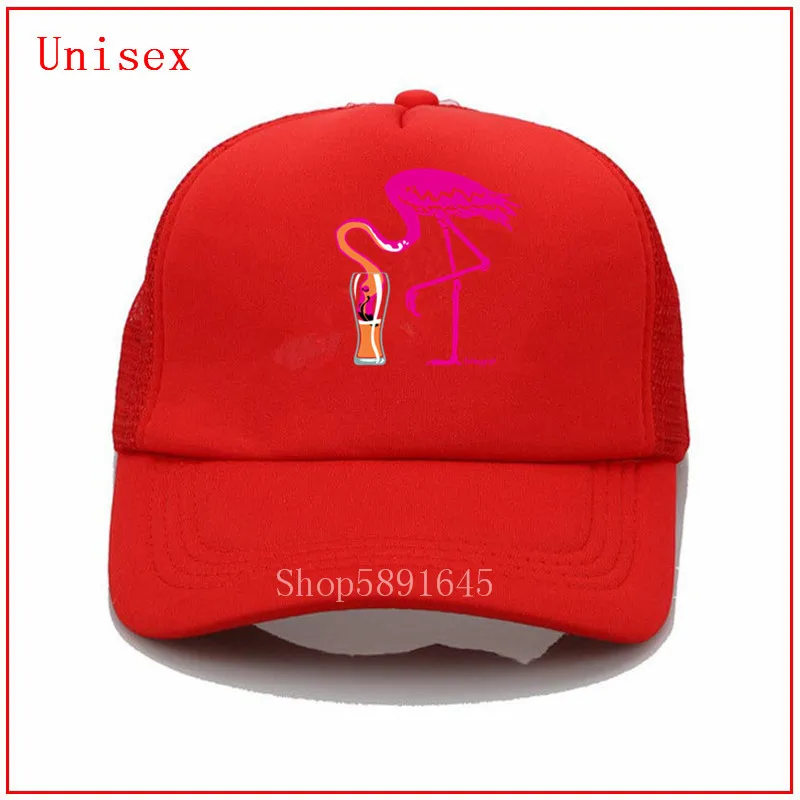 Шапка с вышивкой в виде фламинго 100% хлопок|Мужские бейсболки| |