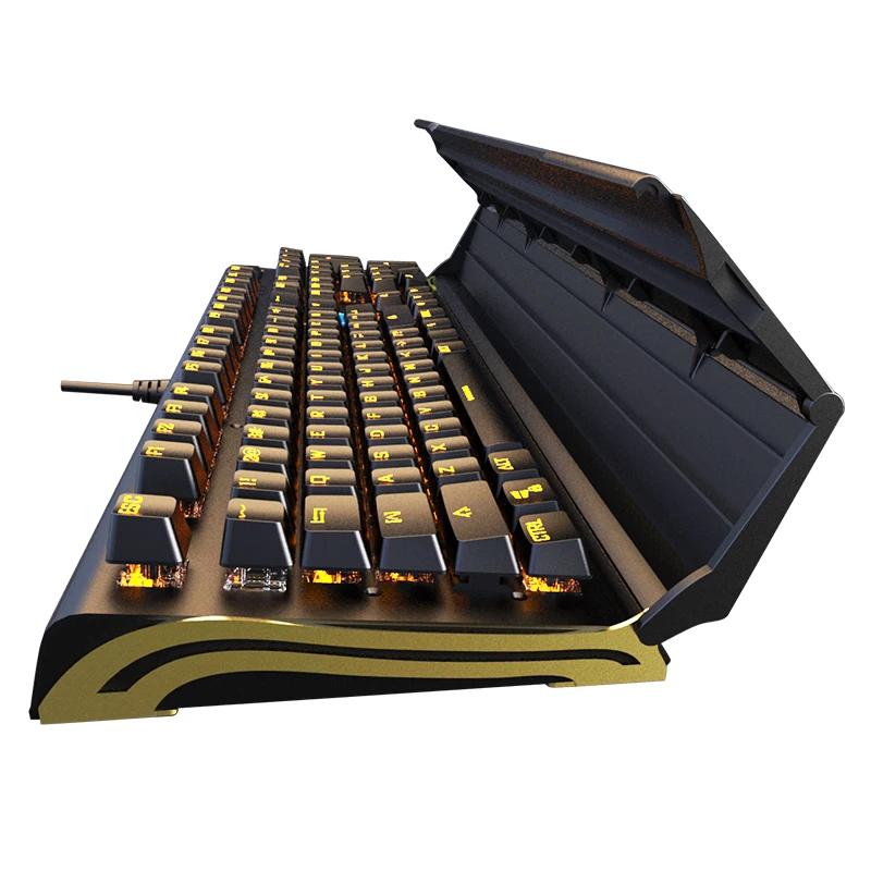 

Механическая клавиатура для Bat Knight E-sports, складная игровая клавиатура с откидной вишней, зеленой, черной, красной осью, чайной осью