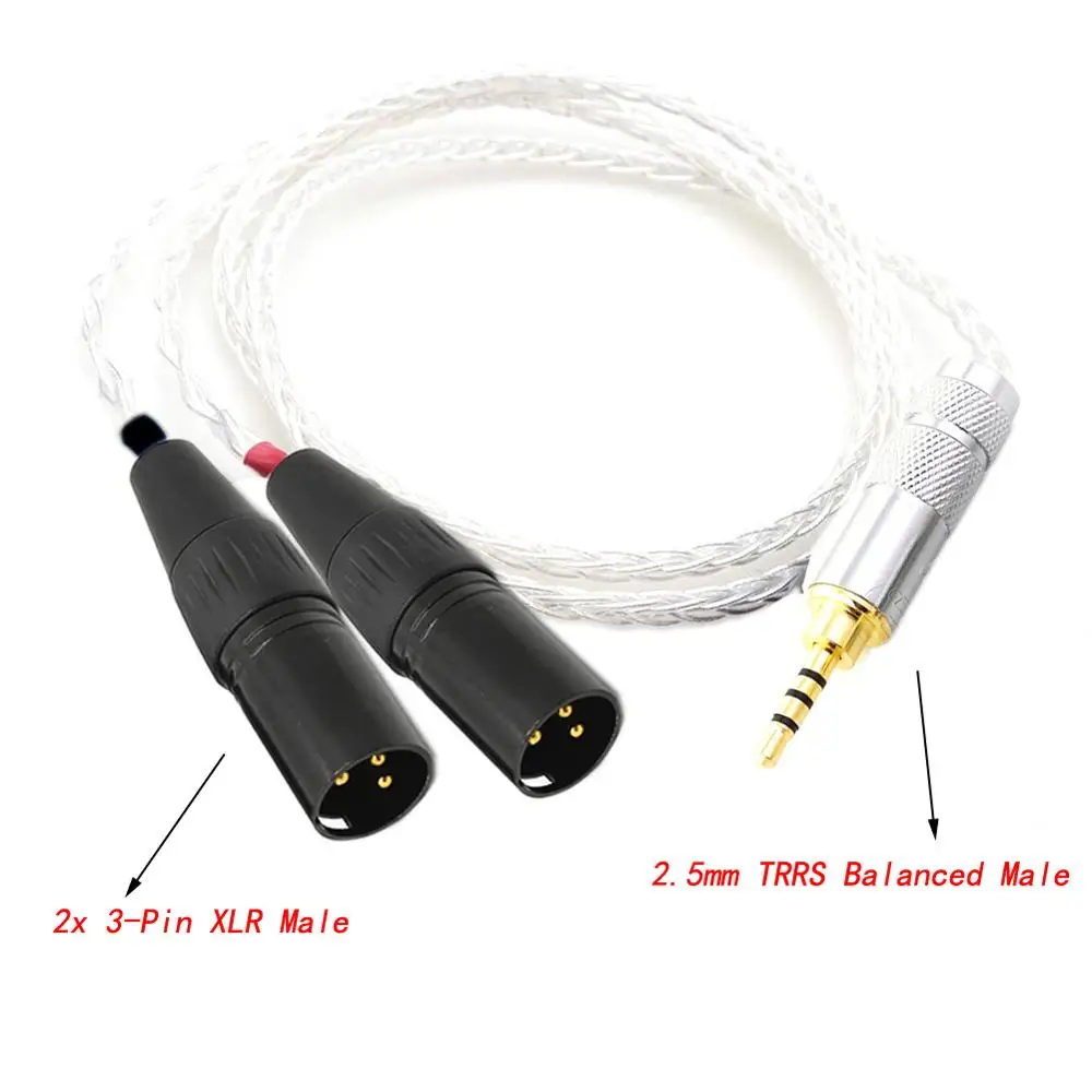 haldane hifi 2 5mm trrs balanced male to 2 xlr male cable hi end cable for astellkern ak100ii ak120ii ak240 ak380 ak320 dp x free global shipping