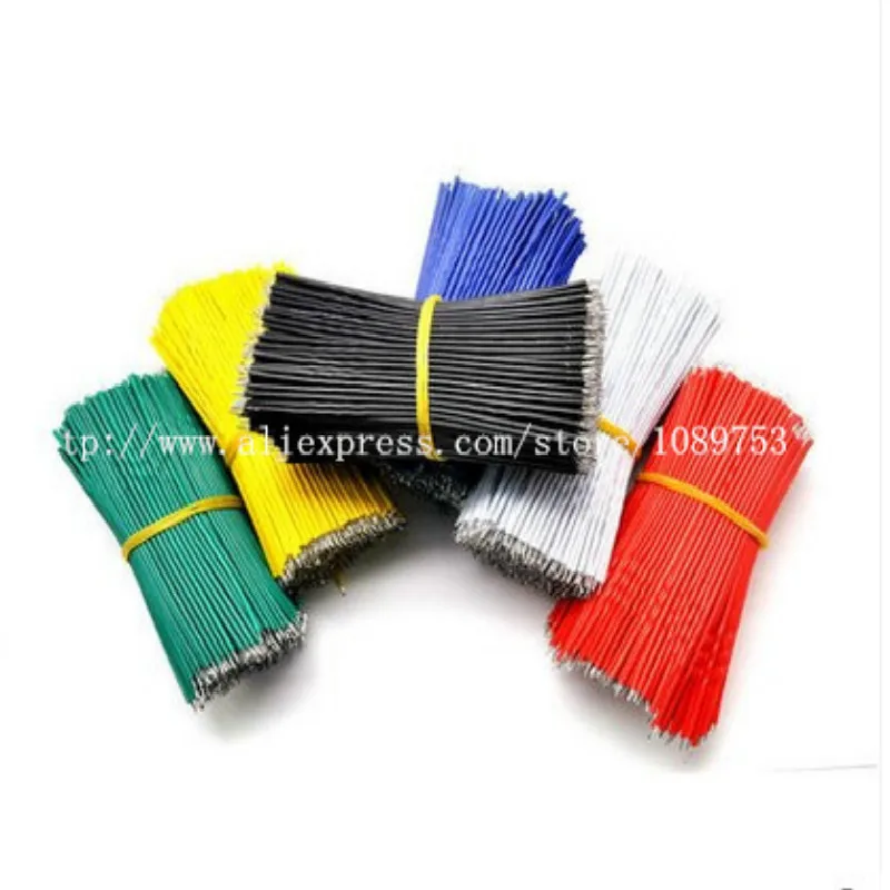 100pcs 24AWG color PCB Solder Cable 10cm Fly Jumper Wire | Обустройство дома