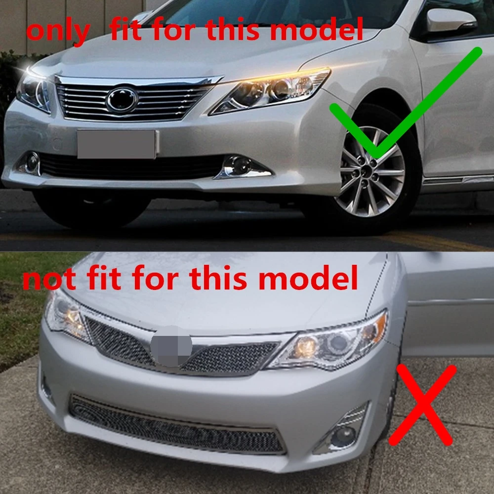 Дневные ходовые огни для бровей 2 шт. с желтым сигналом поворота Toyota Camry 2012 2013