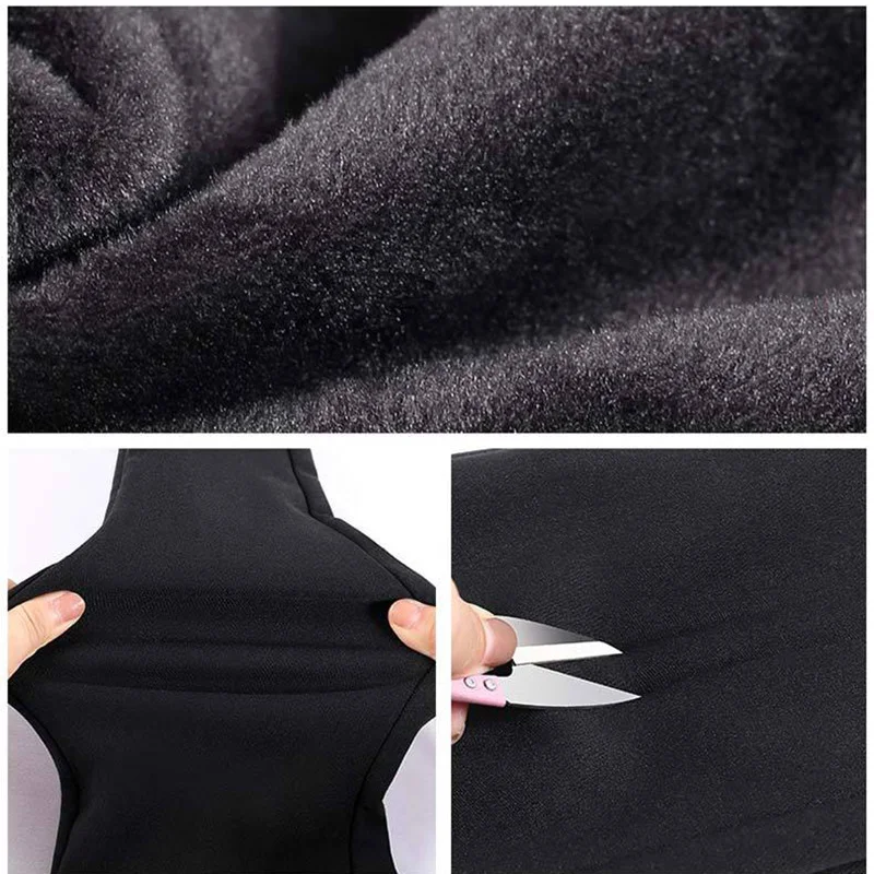 

2019 Women Winter High Waist Pants Plus Velvet High Elastic Fleece Casual Pencil Pants Plus Size Thick Slim Female Trousers