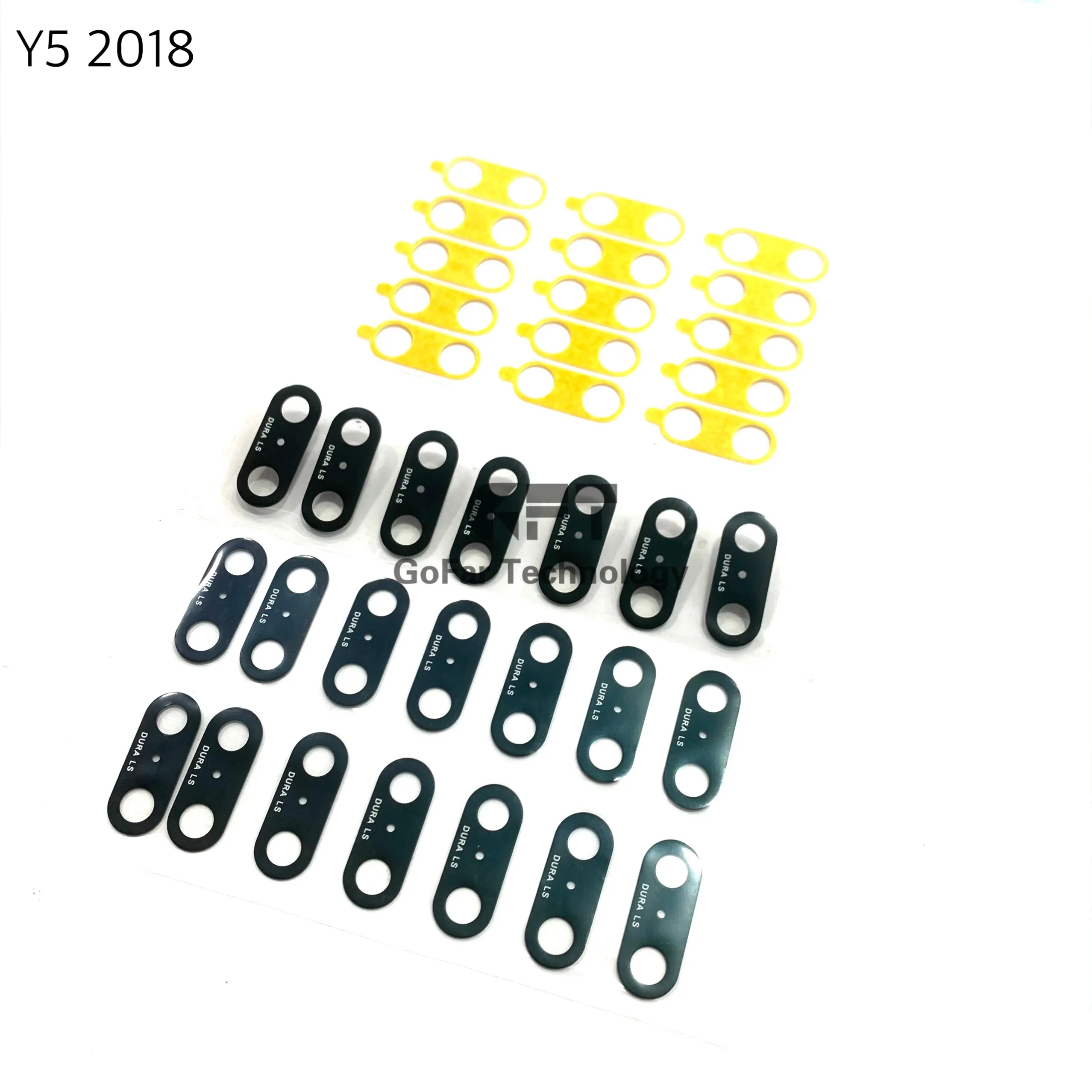 

10pcs For Huawei Y5 Y6 Y7 Y7A Y8S Y9A Y9 2017 2018 2019 Y9 Prime 2019 Rear back camera glass lens Cover With Adhesive Sticker