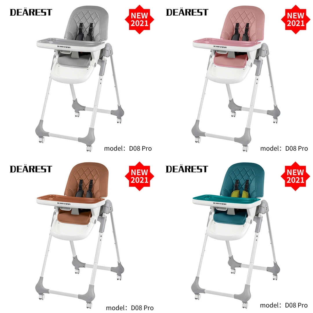

Baby High Chair For Babies And Toddlers With Safe Meal Tray Adjustable Height