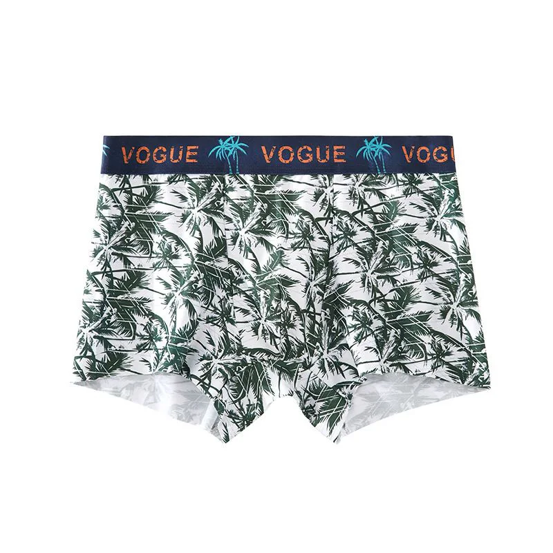 3 Pieces/set Male Panties Men U Convex Boxer Soft Underwear Men's Underwear Boxers Breathable Modal Men Shorts Printed Underpant