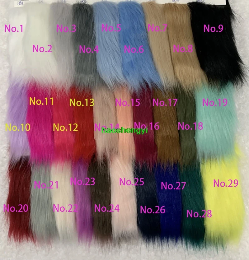 Ворс 5 см искусственный Лисий мех плюшевая ткань искусственная из искусственного