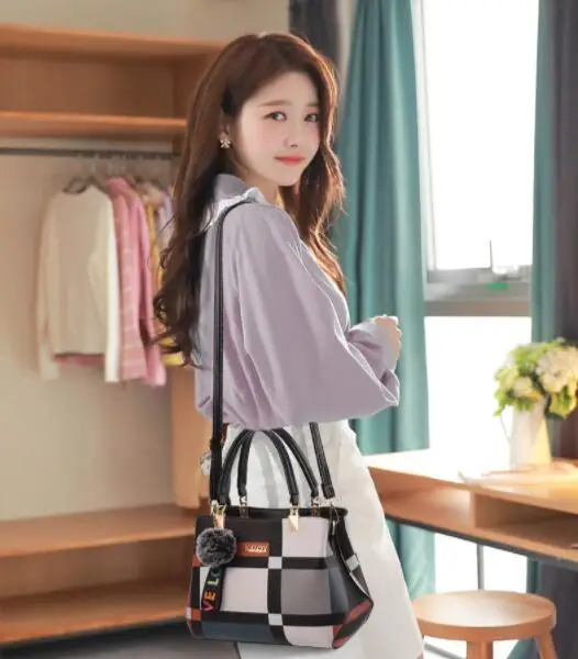 Женская сумка через плечо новинка 2019 крутая модная большая Корейская версия