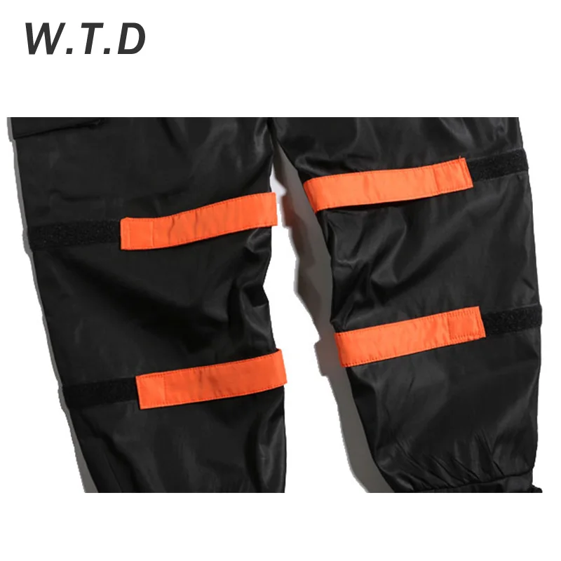 W. T.d японские уличные мужские шаровары с боковыми карманами в стиле хип хоп